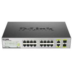 Buy D-Link DES-1018MP 16-ports 10/100Mbps PoE + 2 10/100/1000Bae-T/SFP Combo Ports Unmanaged Switch in Kenya